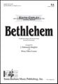 Bethlehem SA choral sheet music cover